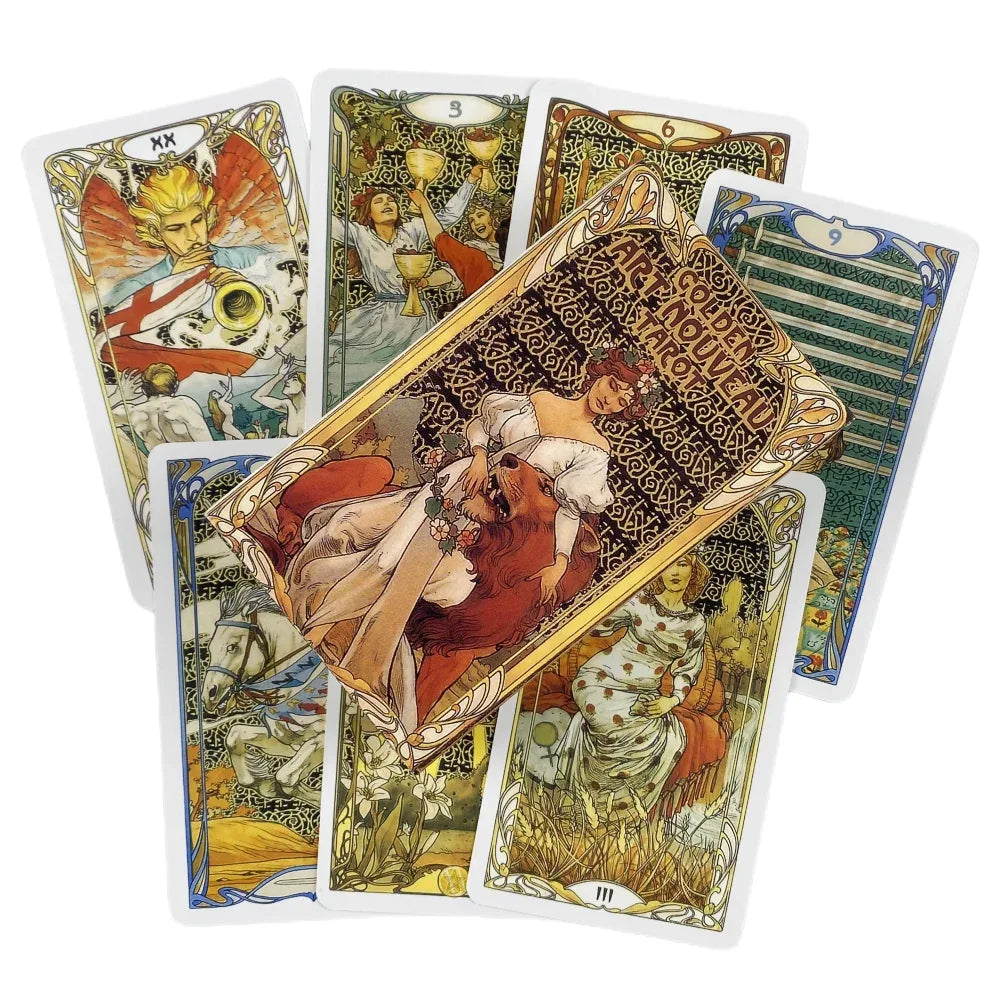 🃏 Mysterious Tarot & Oracle Deck – Complete 78 Cards for Divination, Intuitive Learning, and Family Board Games TT53