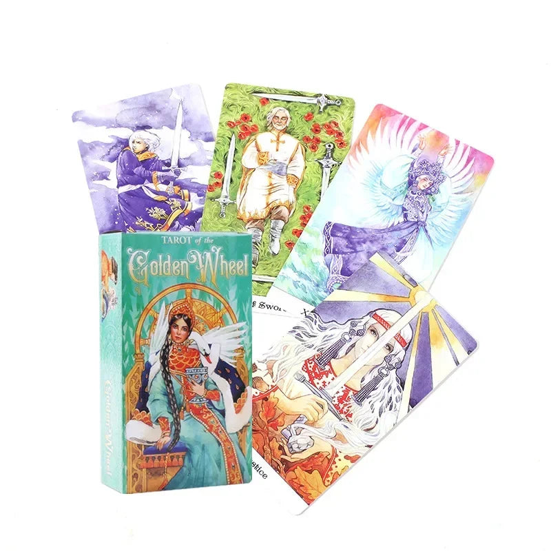 🔄 Circle of Life Tarot Deck – 78 Round Tarot Cards (12 cm) with PDF Guidebook | Connect with Life’s Cycles & Spiritual Wisdom