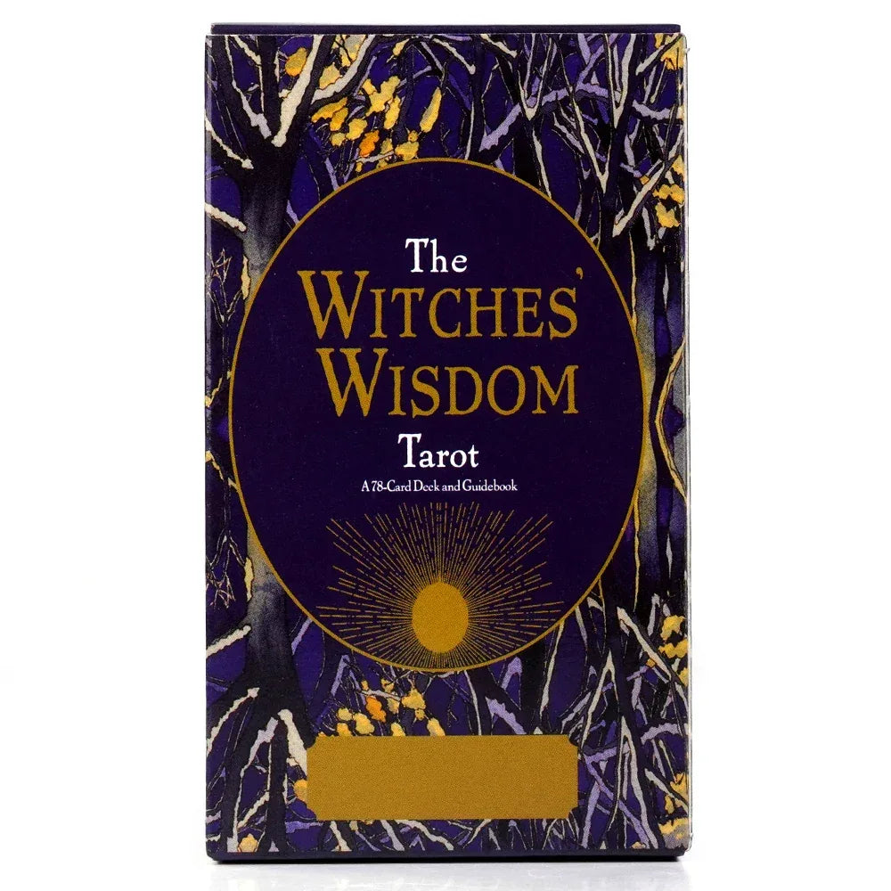 🌿 The Witches’ Wisdom Tarot Deck – 78 Cards with Guidebook | Family Party Board Game Edition
