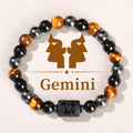 🌌 The "Cosmic Identity" Zodiac Bracelet: 12 Constellation Natural Stone Bangle for Men & Women 5.21-6.21