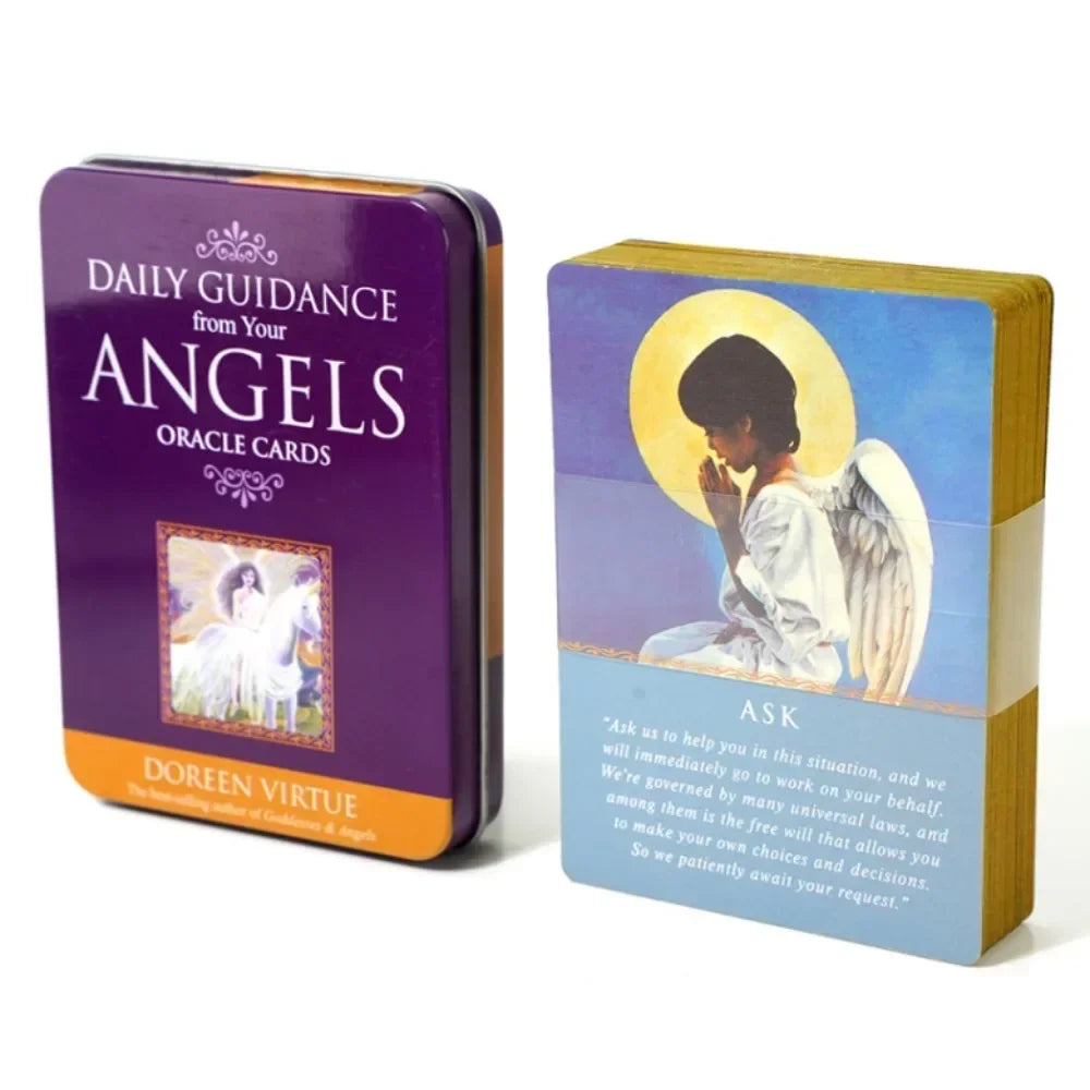 Wondering Spirit Tarot Deck – 78 Gold-Edged Cards in Durable Tin Box