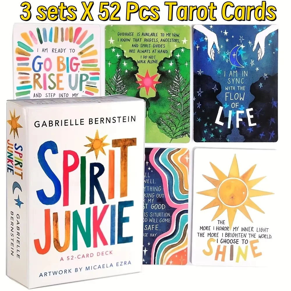 🔮 52Pcs Tarot & Oracle Cards Set – Mental Healing Board Game for Party & Spiritual Fun | Holiday & Birthday Interactive Game | Free Shipping
