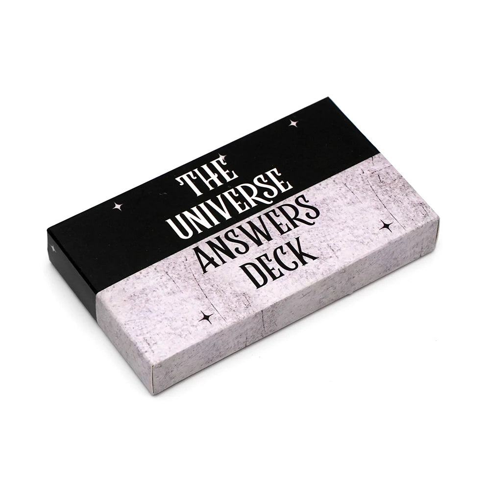 🌌The Universe Answers Tarot Deck – 44-Card Keywords Oracle Deck for Divine Guidance, Family Fun & Board Game Entertainment