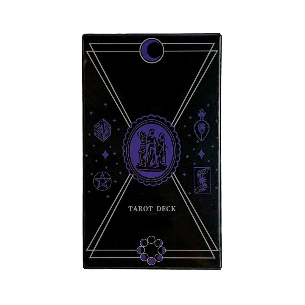 New Tarot Deck 78 Cards – English Edition for Predictive Divination, Family Games & Holiday Gifts