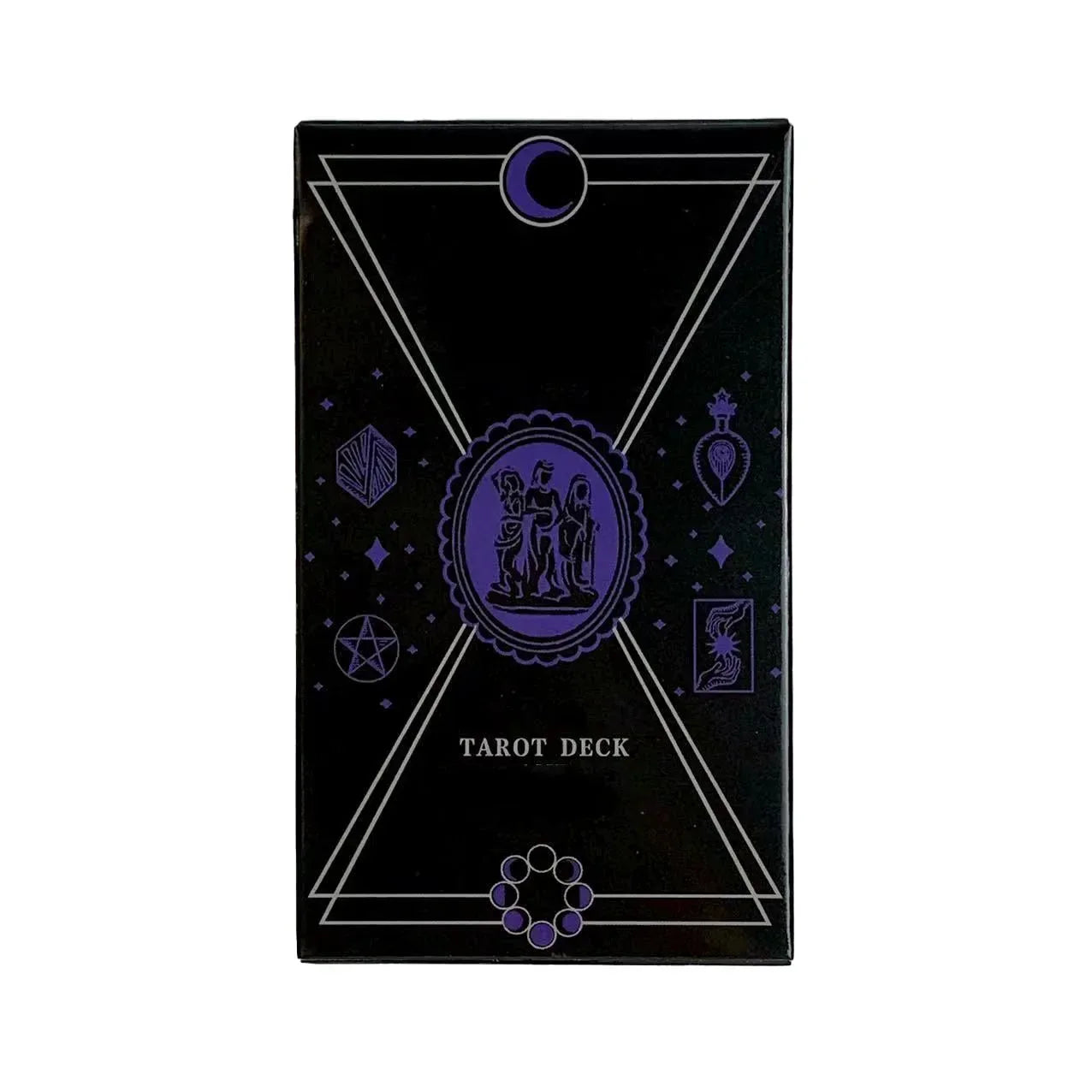 New Tarot Deck 78 Cards – English Edition for Predictive Divination, Family Games & Holiday Gifts
