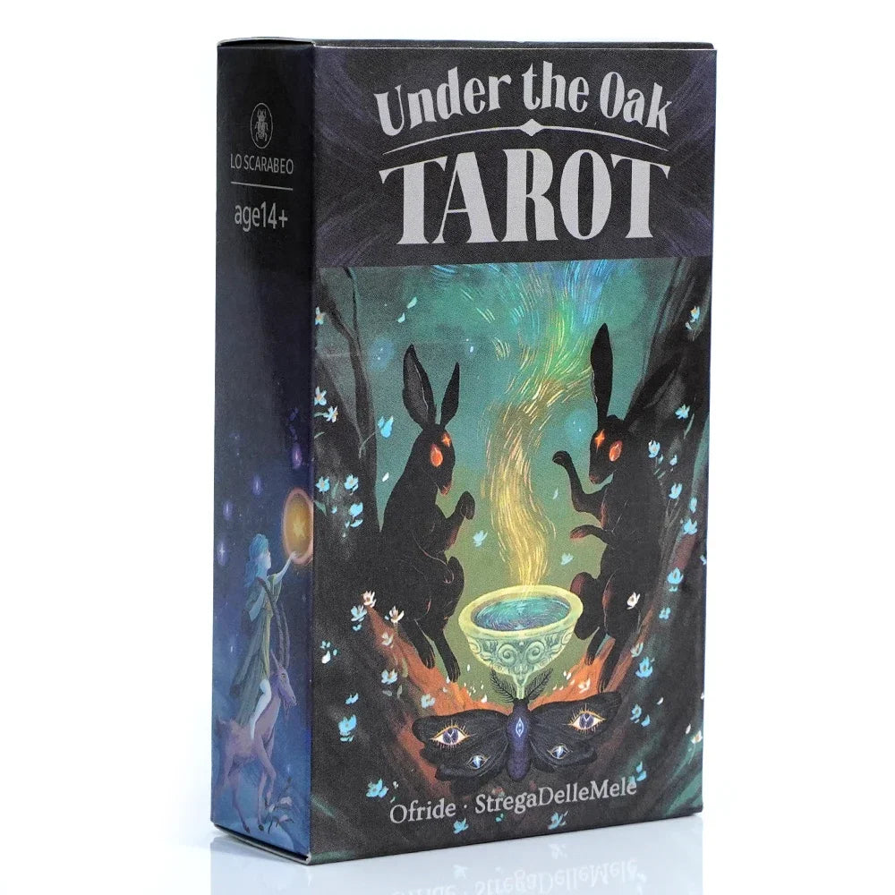 🌳 Under The Oak Tarot Deck – 79 Cards | English Multilingual Edition | Unique Narrative Divination & Board Game