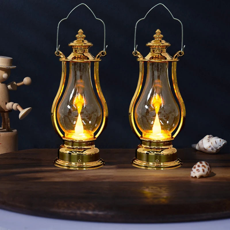 🕯️ LED Retro Oil Lamp with Spiritual Fortune – Cozy Ambiance & Safe Lighting | Free Shipping