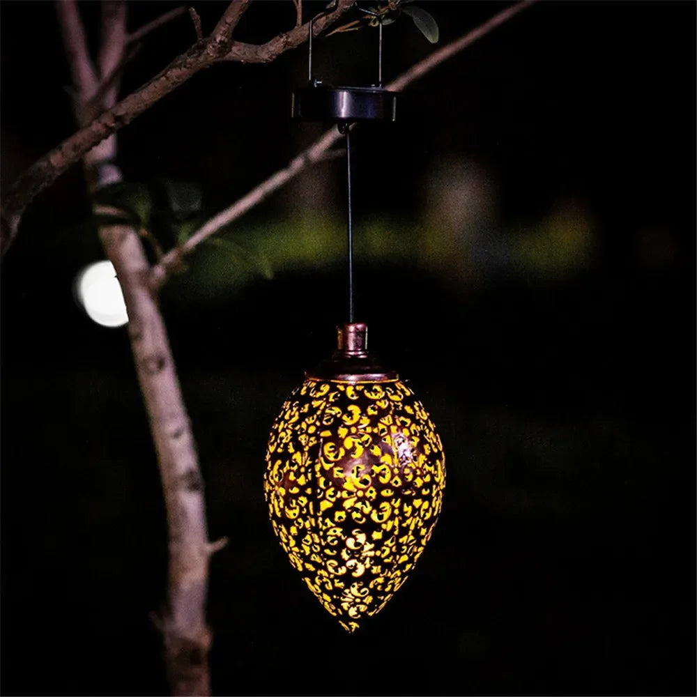 Water Drop Solar Projection Light – Waterproof Hollow Design for Garden, Patio, Fence, Street, Stair & Balcony Outdoor Decor