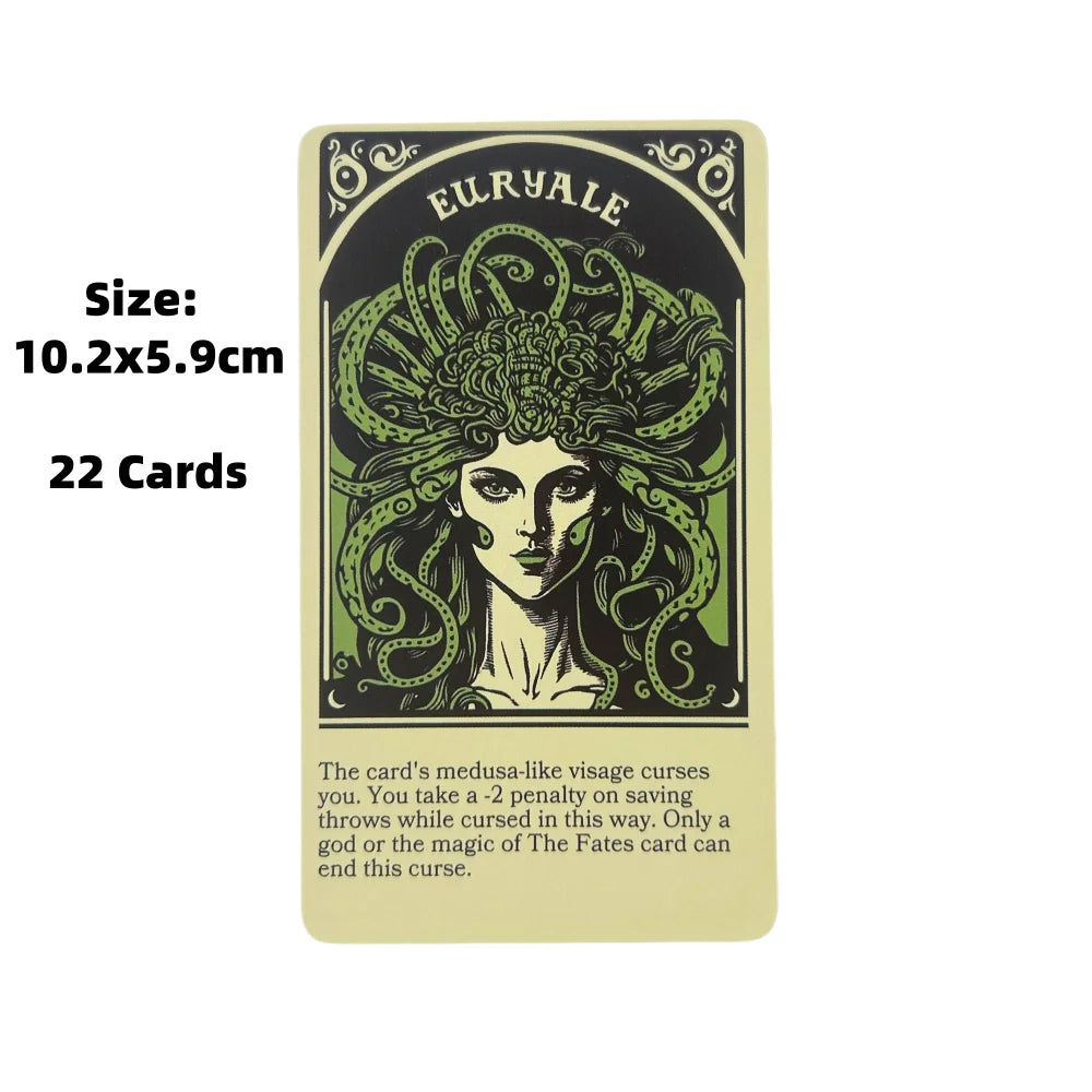 🎴 Deck of Many Things Oracle Cards – 22-Card Tarot Divination Edition for Board Games