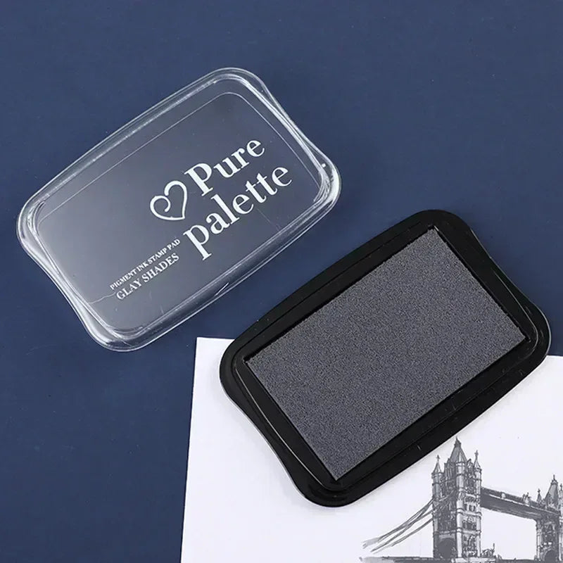 🔤 Wooden Alphabet Letter Stamps Set – Vintage Uppercase & Lowercase Rubber Stamps with DIY Self Ink Pad | Perfect for Diary, Album, Handmade Art & Craft