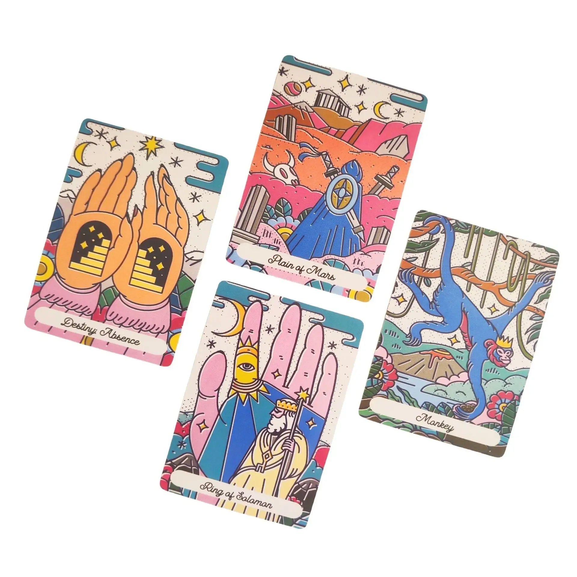 Oracle of Destiny – 50-Card English Vision Edition Tarot Divination Deck for Board Games and Party Entertainment