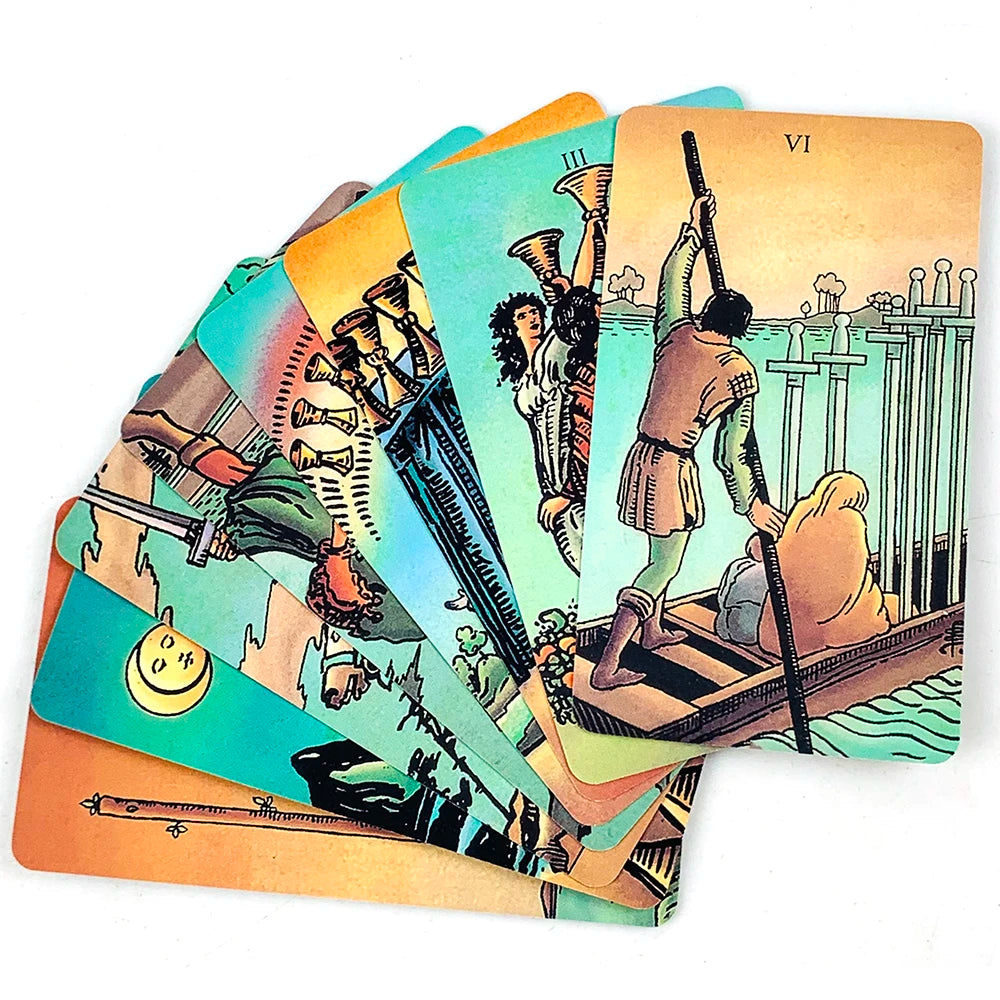 ✨ Tarot Cards Deck 78Pcs for Easy Beginners – Creative Small Gift for Fate, Fortune Telling & Divination Party Board Game