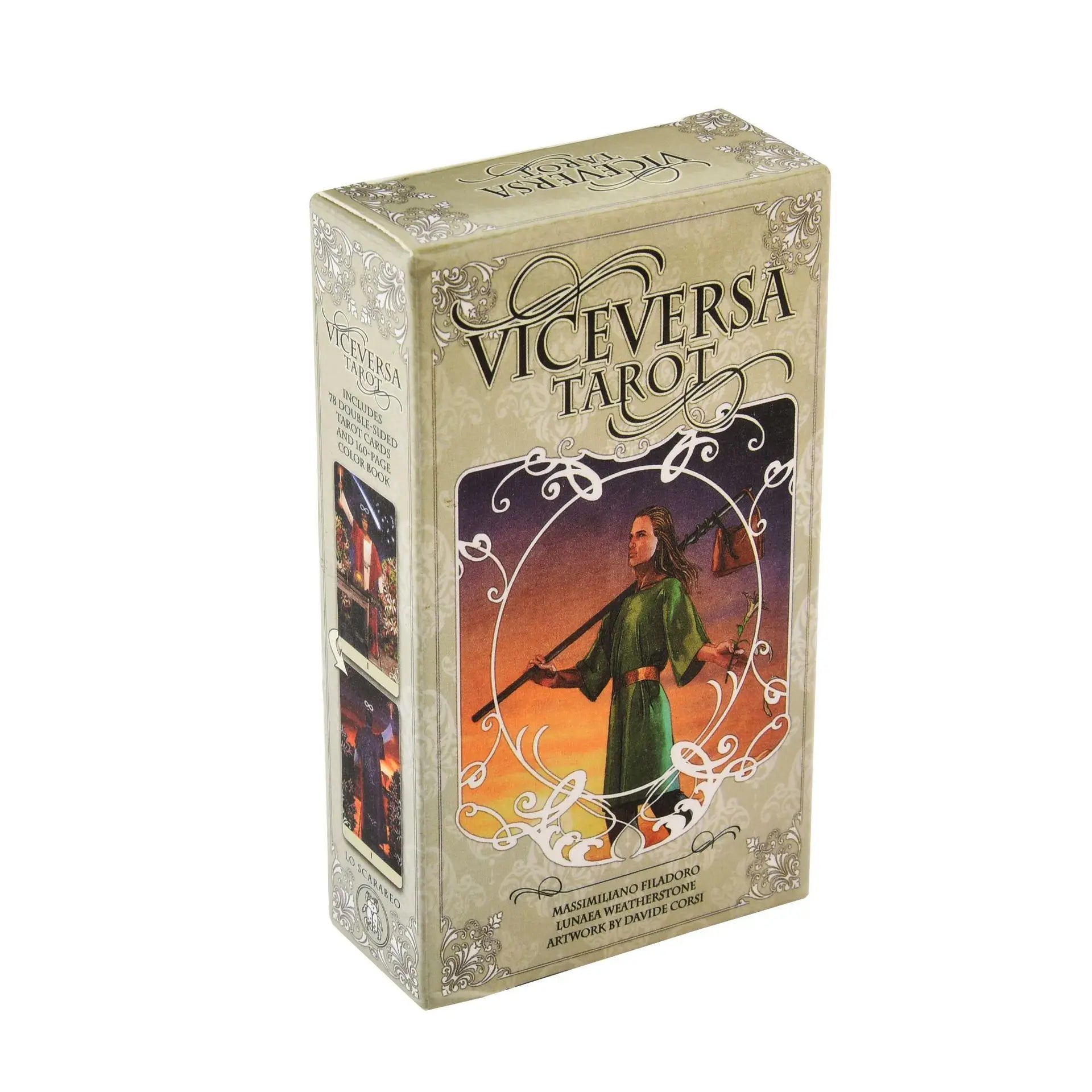♾️ Vice Versa Tarot Deck – Double-Sided 78-Card English Oracle Set for Spiritual Insight and Interactive Board Gaming