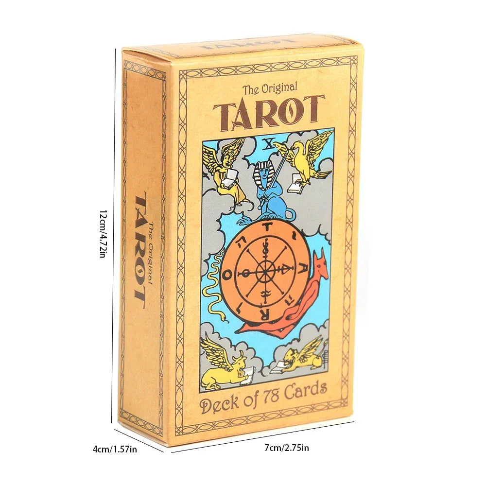 Traditional Tarot Deck for Beginners - 78-Card Oracle Cards for Soul Truths and Family Game Nights