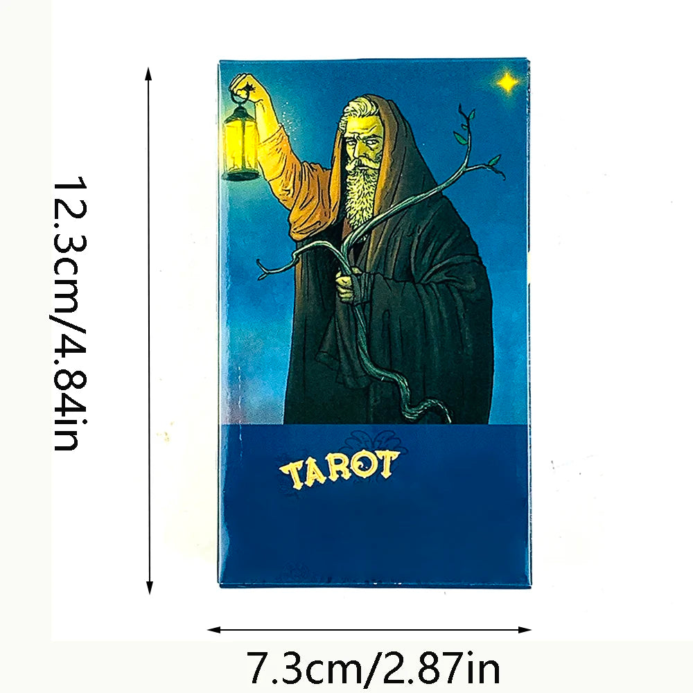 🔮 Classic Oversized Tarot Deck – 12cm x 7cm English Version with Guidebook