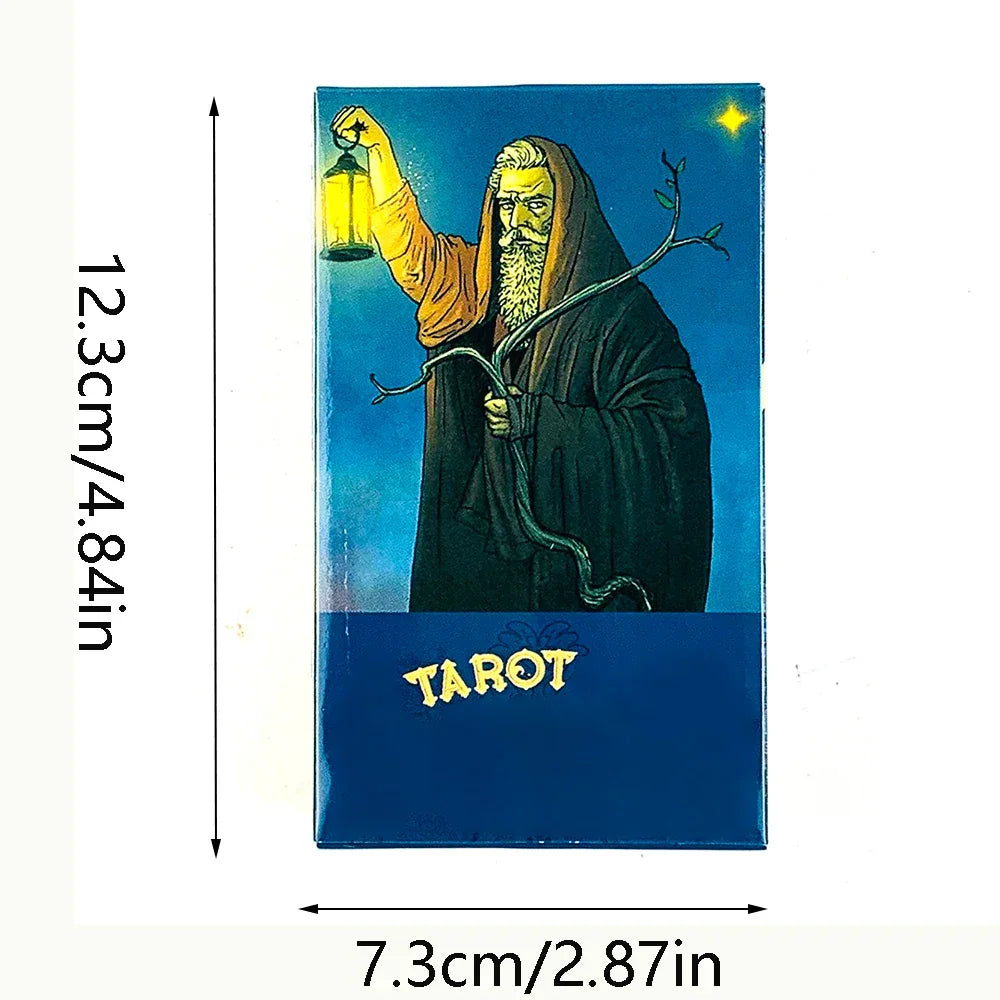 Classic Oversized Tarot Deck 12cm x 7cm with Guidebook - English Version
