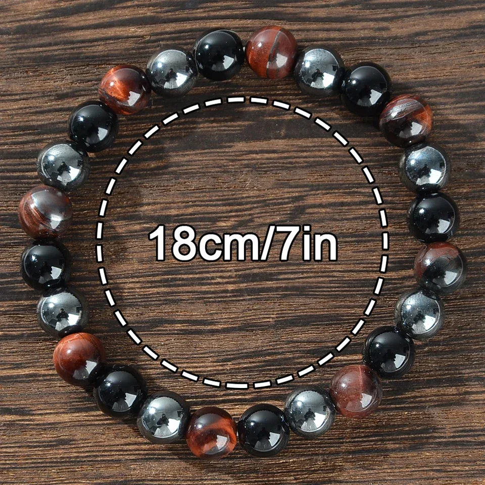 ✨ Natural Crystal Gemstone Bracelet – Meaningful Anniversary Gift for Boyfriends, Perfect for Daily Wear & Special Occasions