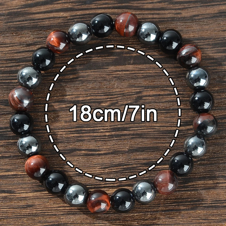 ✨ Natural Crystal Gemstone Bracelet – Meaningful Anniversary Gift for Boyfriends, Perfect for Daily Wear & Special Occasions