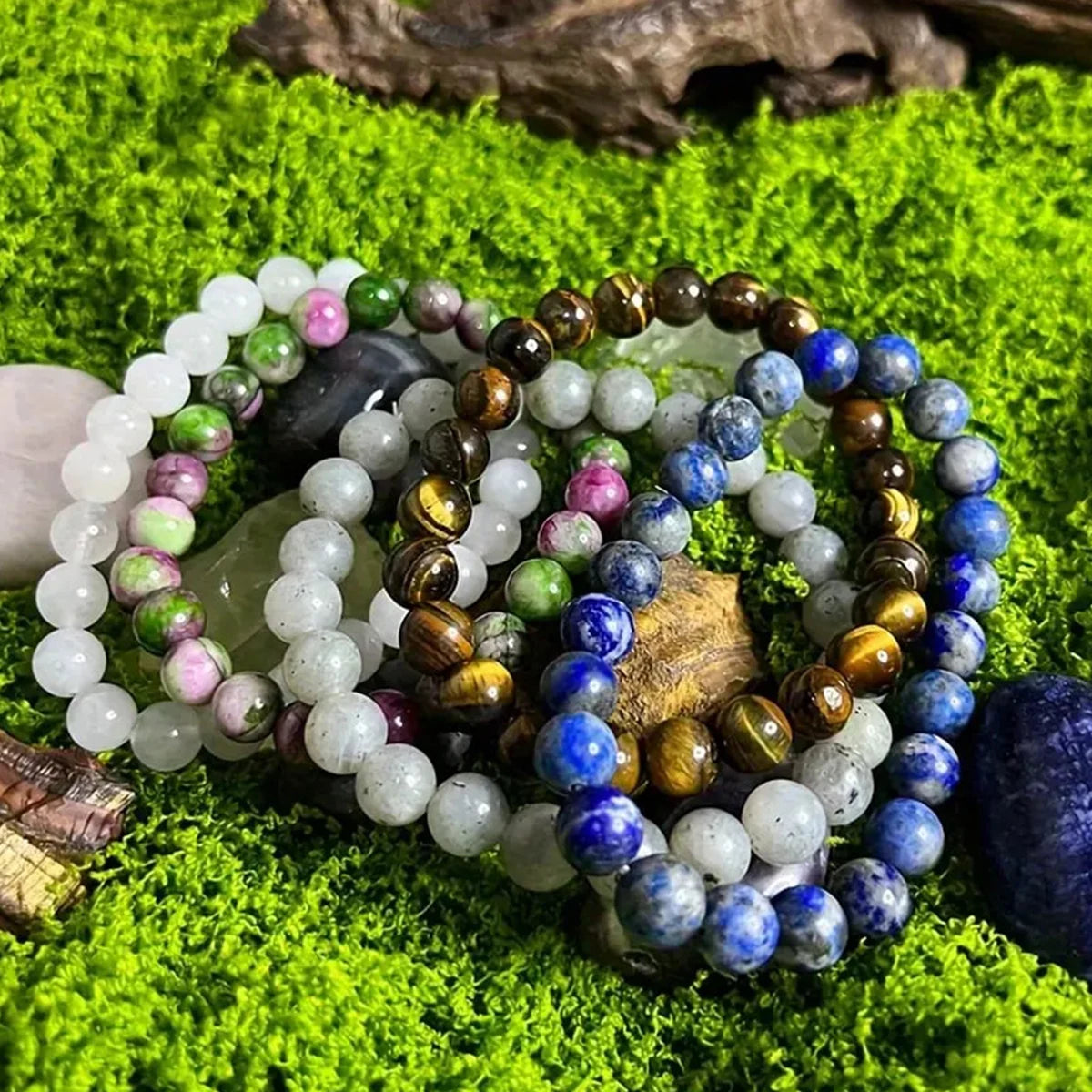 ✨ Unisex Lapis Lazuli Bracelet – 8mm Natural Stone Jewelry – Perfect Everyday Gift for Balance and Wisdom