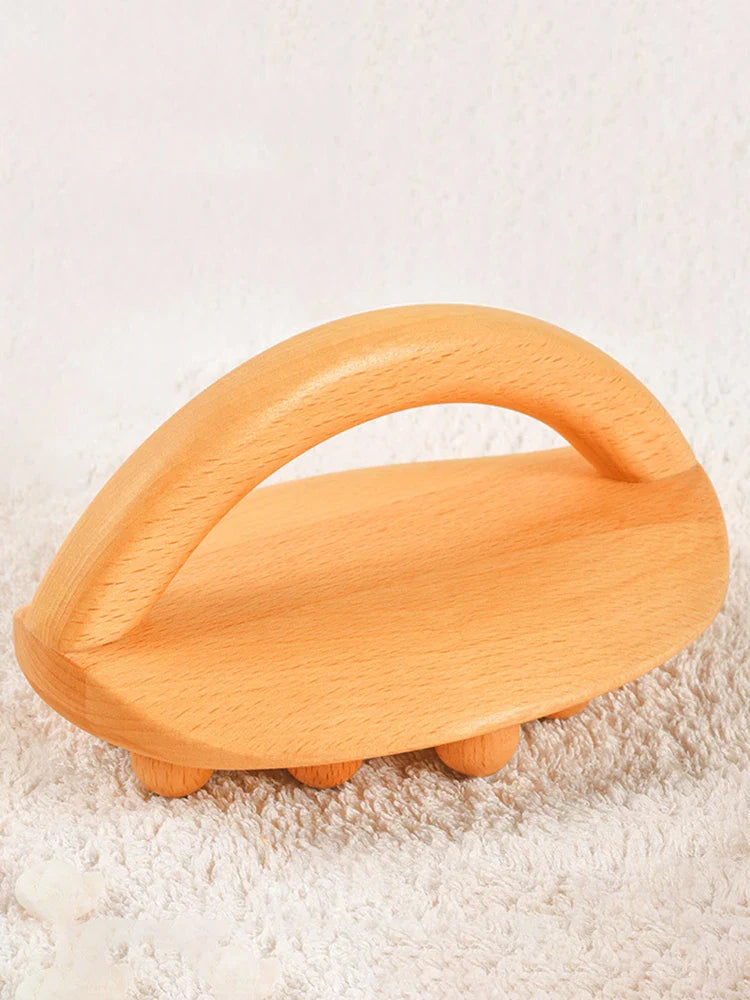 Wood Therapy Fascia Release Massage Tools – Wooden Massage Brush & Gua Sha Body Sculpting Tool for Smooth Meridians and Deep Tissue Relief﻿