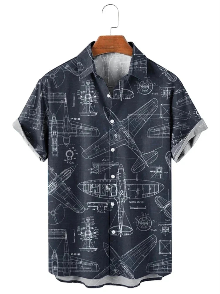 🏝️ The Island-Luxe 3D Masterpiece: Premium Men’s Hawaiian Shirt (S-6XL) – High-Definition 3D Digital Print, Ultra-Breathable Performance Fabric, and Sophisticated Plus-Size Casual Silhouette rfv1540