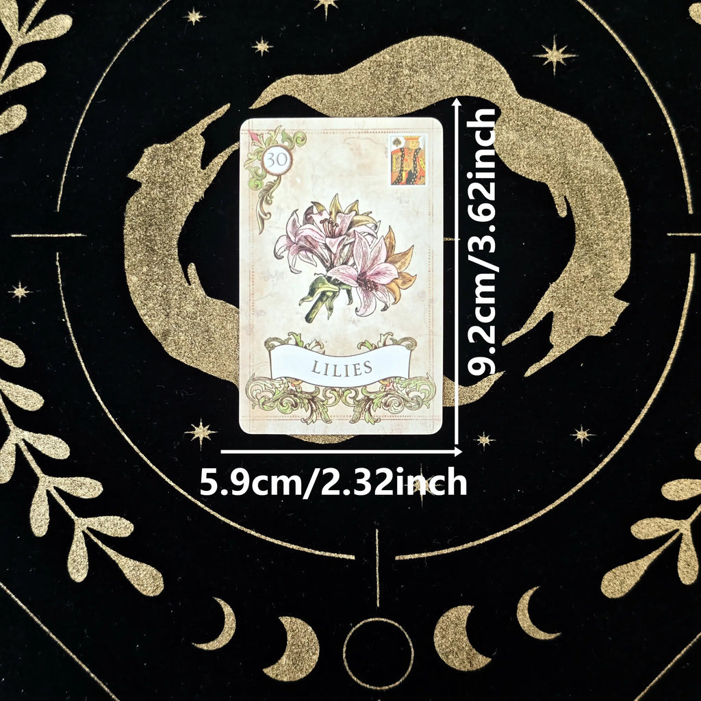 🕰️ Old Style Lenormand Fortune-Telling Cards – 38-Card English Deck for Beginners