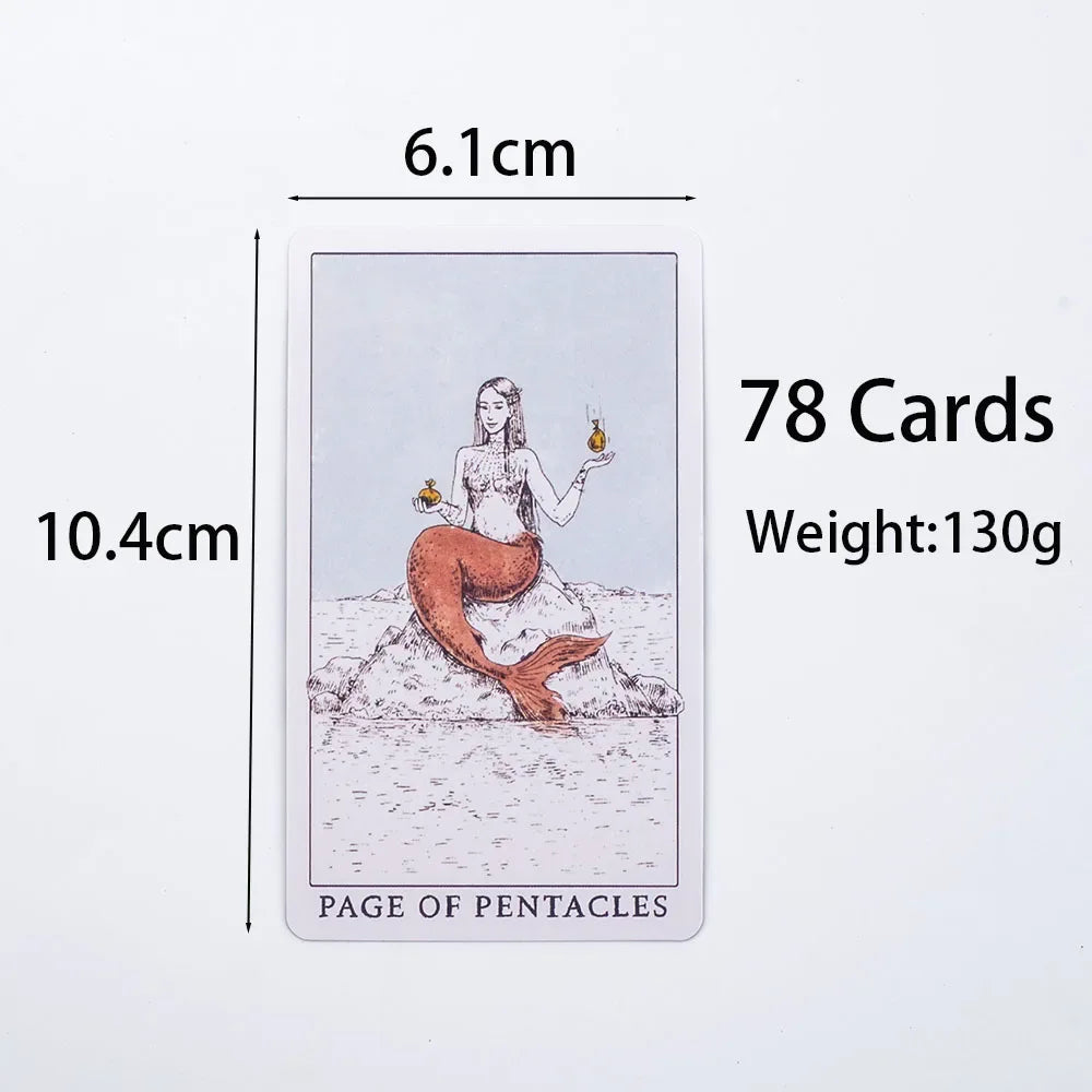 Tempest Tarot Deck – 78 Ocean-Themed Cards with Guidebook for Beginners and Divination