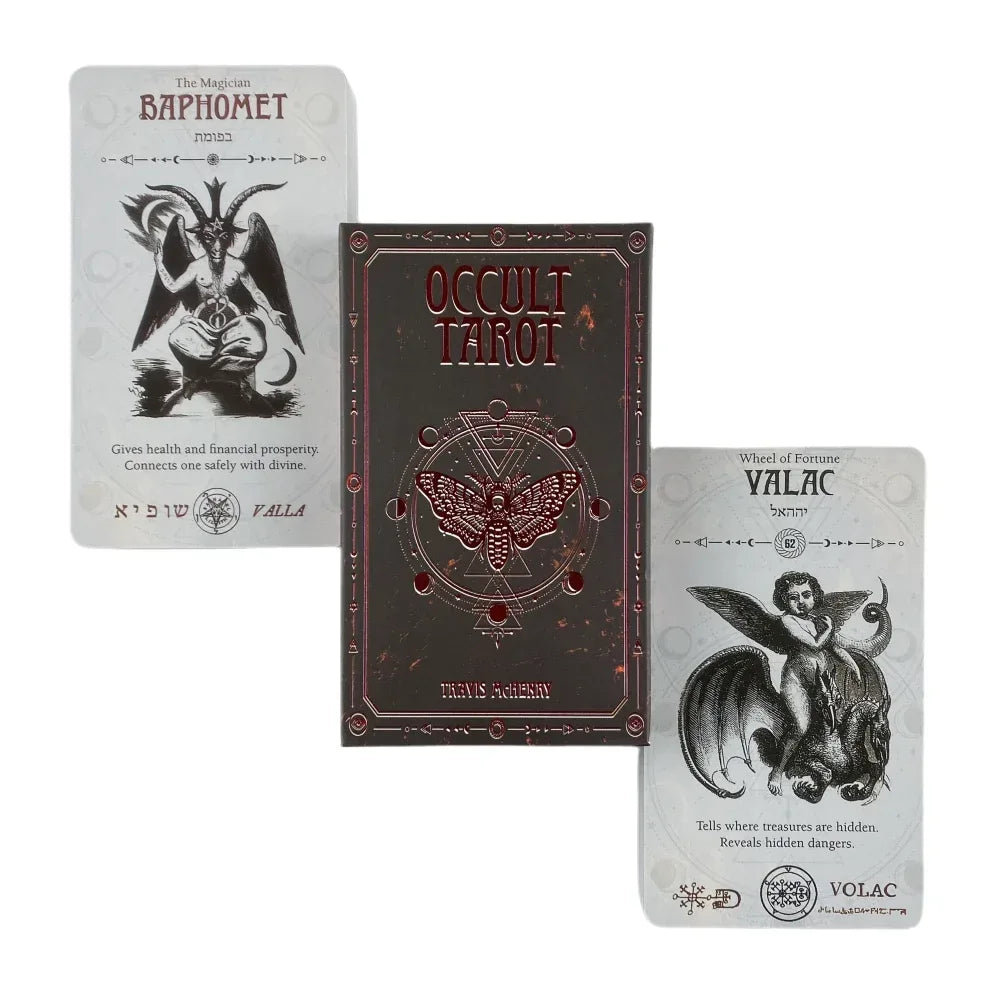 🃏 Mysterious Tarot & Oracle Deck – Complete 78 Cards for Divination, Intuitive Learning, and Family Board Games
