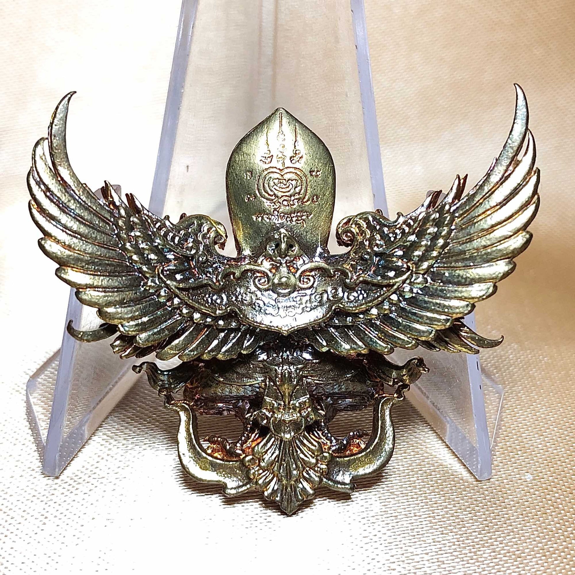 Garuda-Tiger-Hamsa Hybrid Amulet – Phaya Wintai by Luang Phor Phat
