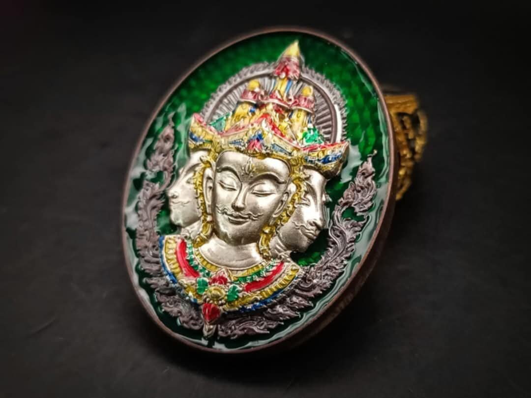 Phra Phrom Medal, Mega Blessing 108 Powers Edition – Authenticated Sacred Amulet by Luang Pu Im, Wat Thung Na Mai