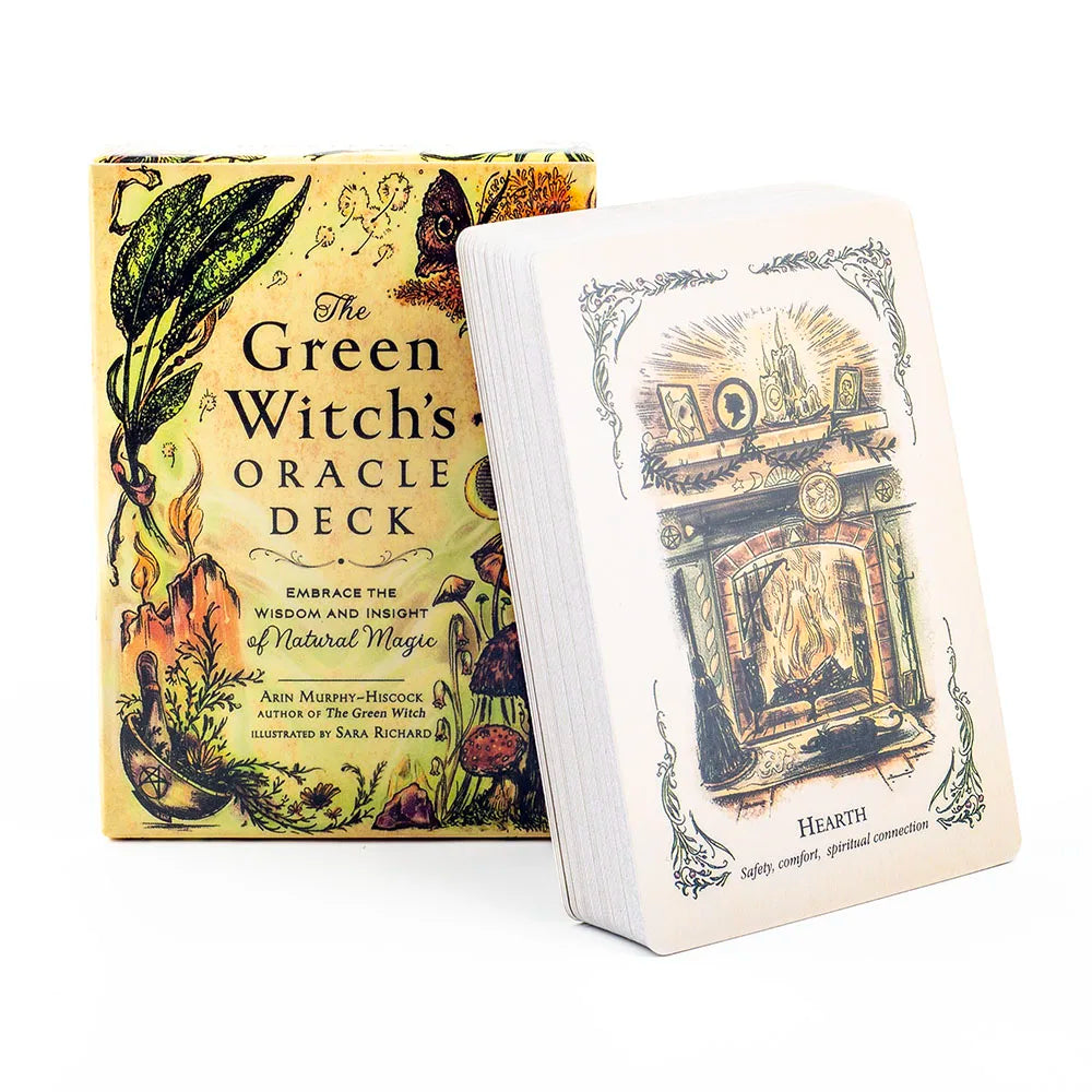 The Green Witch's Oracle Deck – 50 Cards for Divination, Spiritual Guidance & Family Party Games
