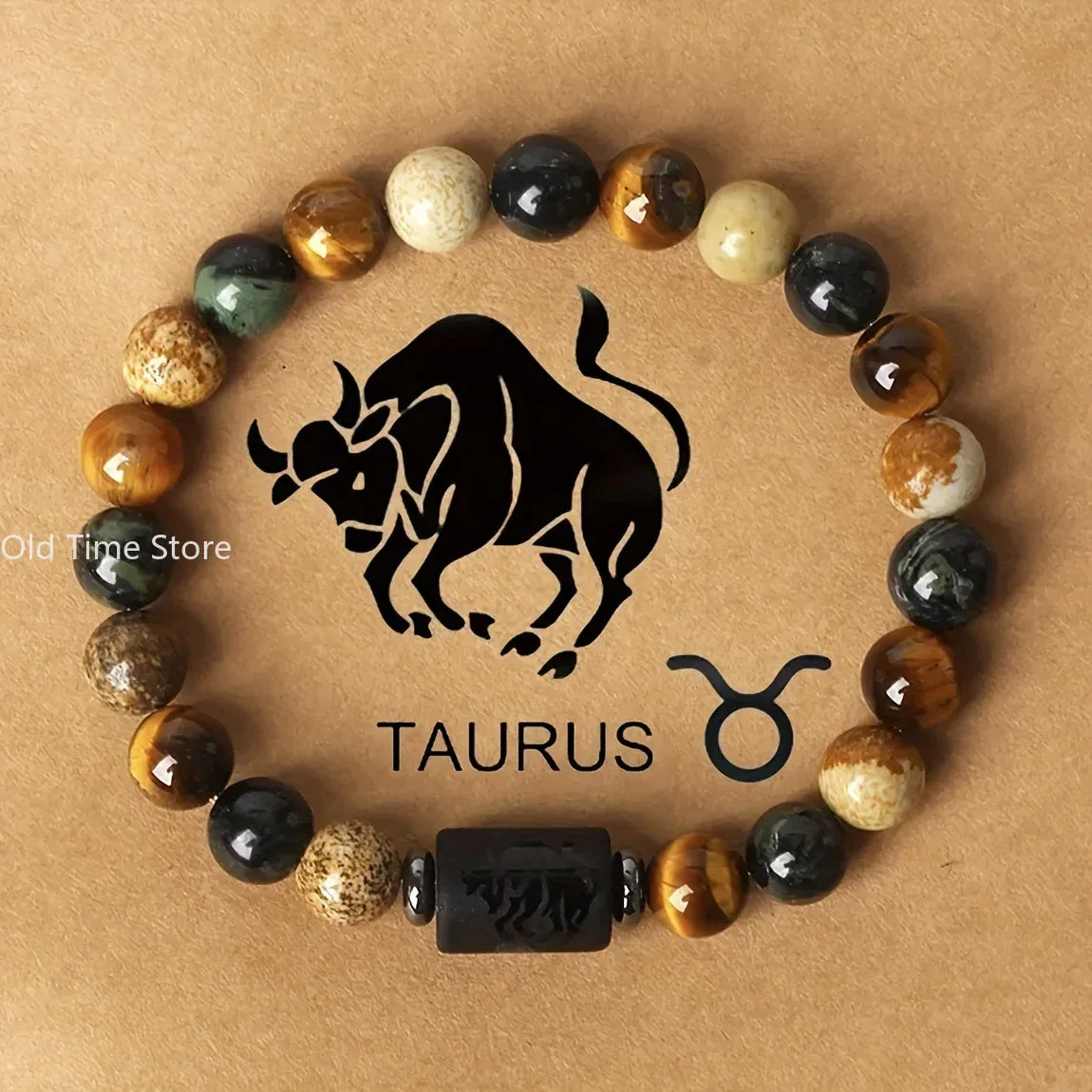 🐅 The "Cosmic Warrior" Zodiac Bracelet: Golden Tiger Eye Constellation Talisman (Men & Women) JN