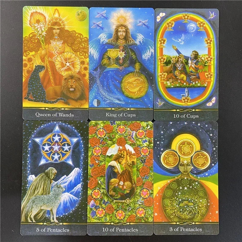 ✨ The Star Tarot Deck – Unique Star-Shaped Fortune-Telling Cards with Durable Print and Comprehensive PDF Guidebook