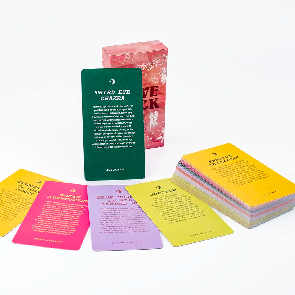 💗 The Love Deck Cards – 70 Pcs English Visions Tarot Deck for Divination & Parties