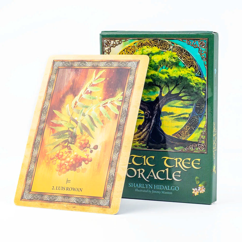 🌳 Celtic Tree Oracle Cards – 25 Card Deck with Guidebook