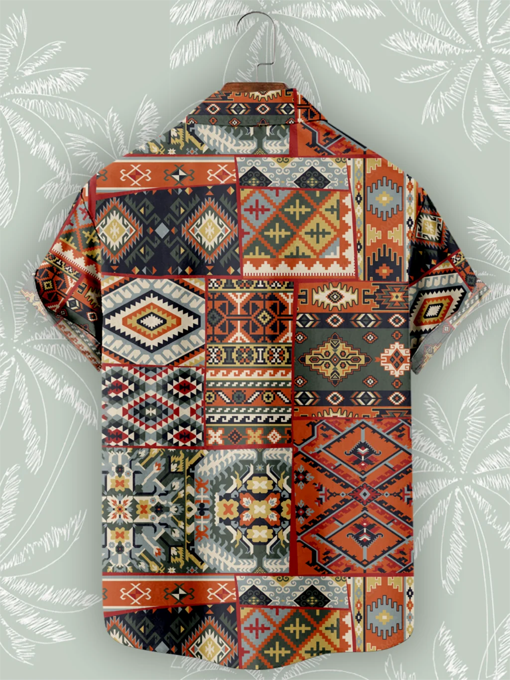 🌍 The Bohemian African Tribe 3D Masterpiece: Premium Men's Retro Short-Sleeve Shirt – High-Definition Tribal Graphic Print, Breathable Summer Beach Fabric, and Sophisticated Oversized Social Silhouette
