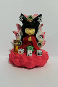 🦊 "Nine-Tailed Fox" Enchantress Amulet by Ajarn Boonlai: Supreme Charm & Love Attraction (Maha Saneh)