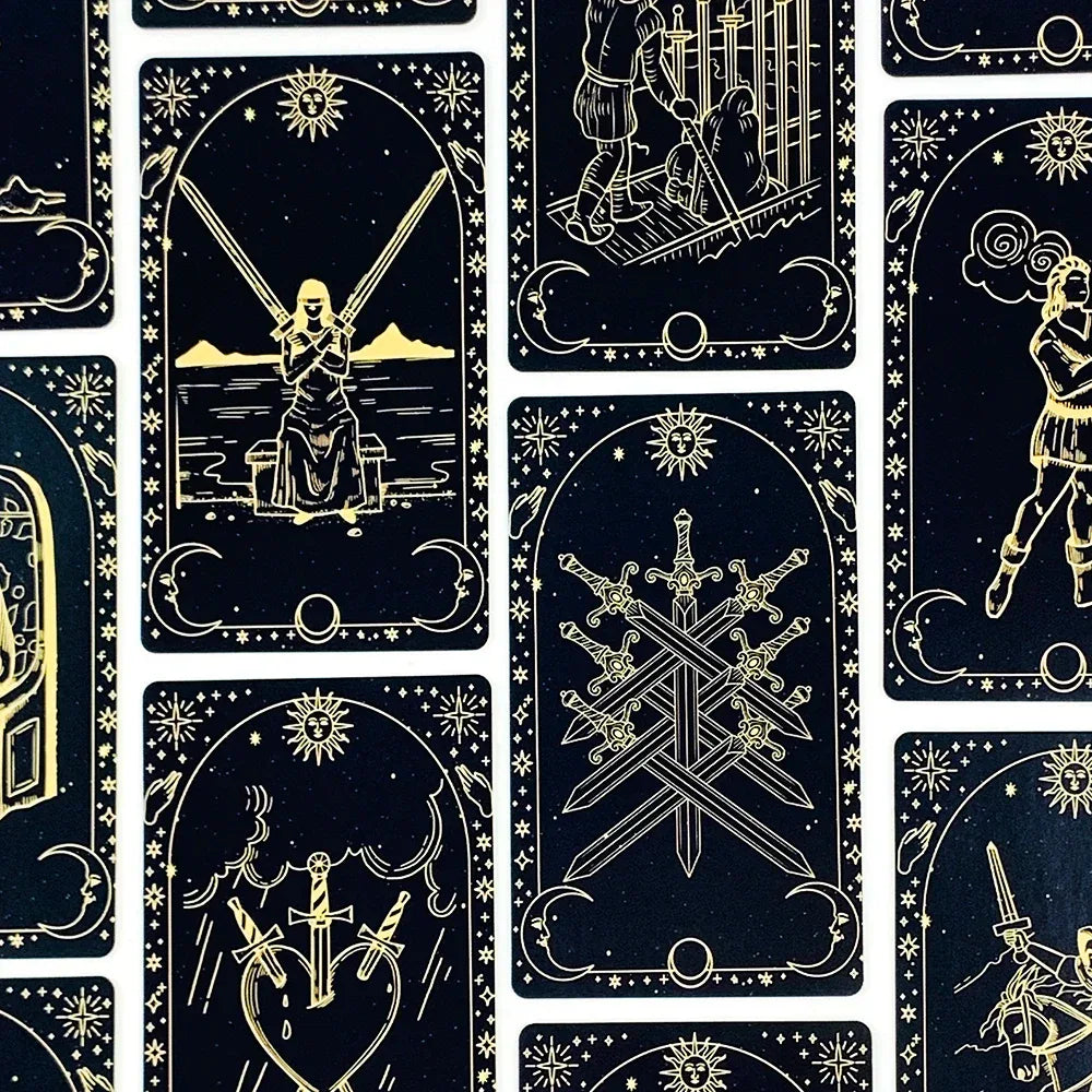 New Pocket-Sized Tarot Deck with 78 Cards – Ideal for Beginners, Portable and Easy to Learn for Intuitive Readings