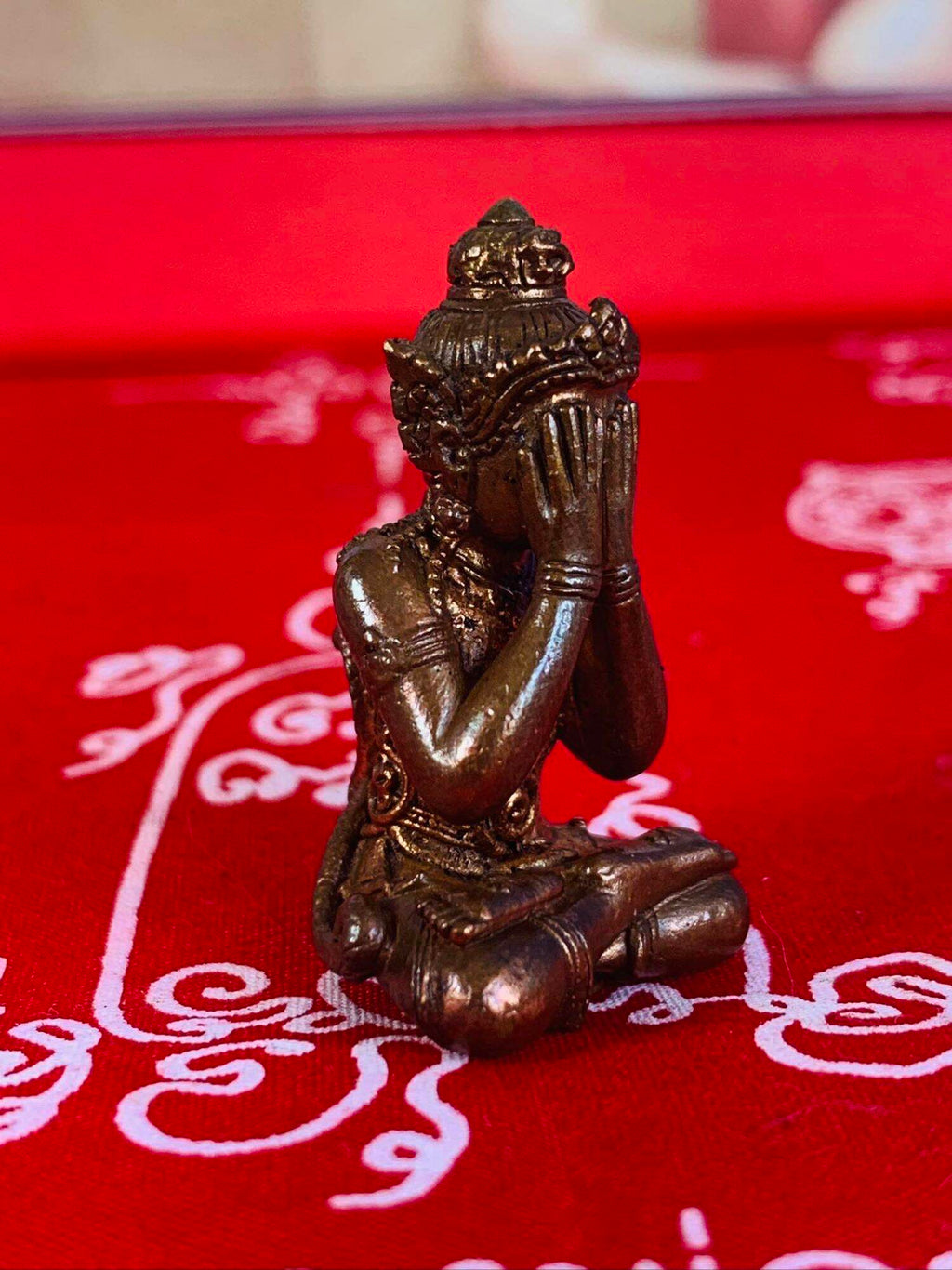 ⚡ Unlock Ultimate Wealth and Divine Protection with the Phra Pidta Pankapkal Sup Tawan Edition﻿ – Made from Genuine Battleship Propeller Metal! ⚡