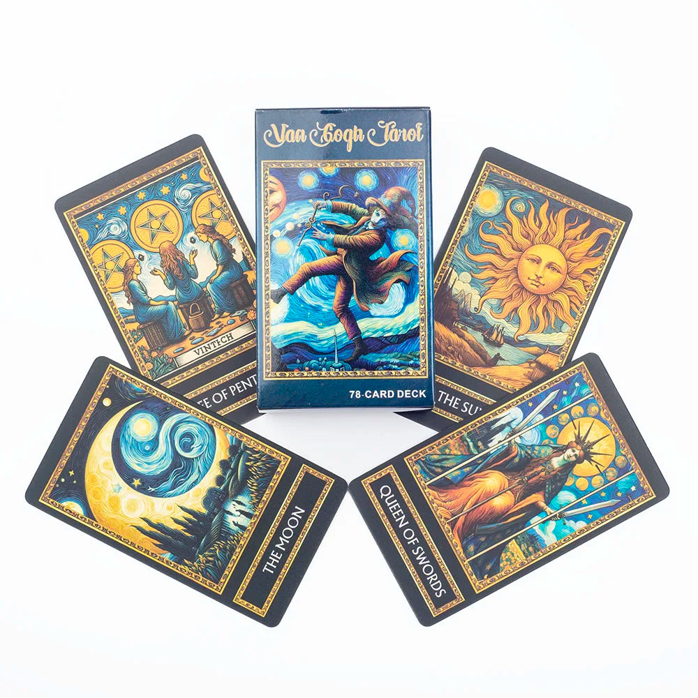 🃏 Van Gogh Tarot – 78-Card Art-Inspired Tarot Deck for Divination, Wisdom & Party Board Game Entertainment