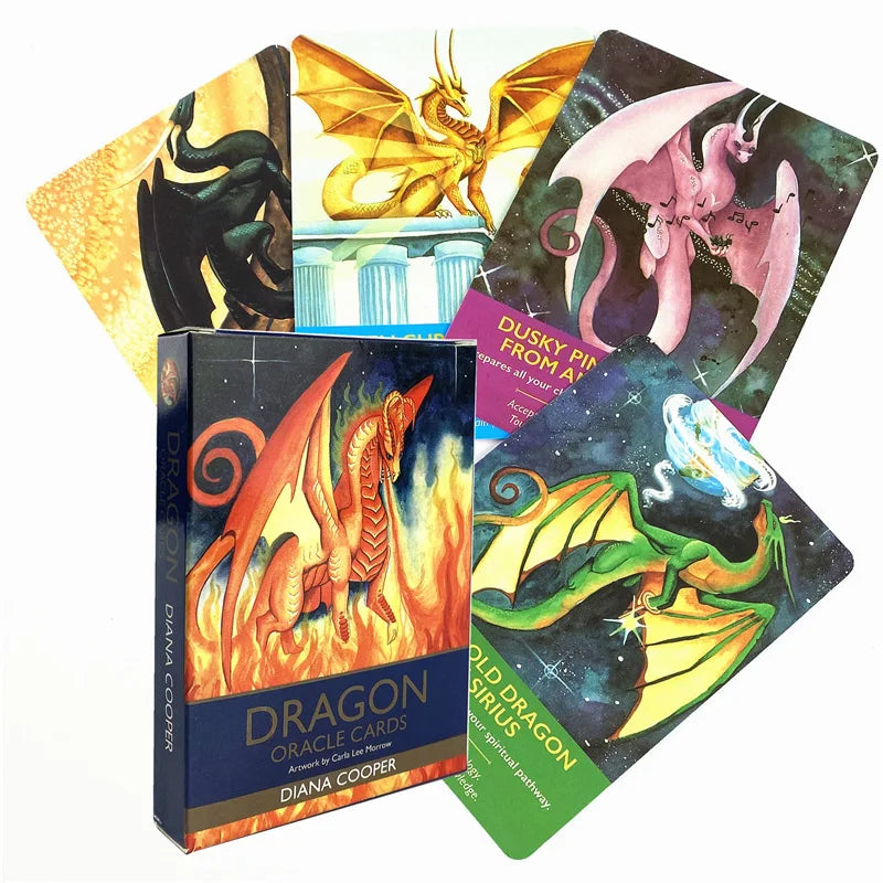 The Dragon Oracle Cards Tarot – 78-Card Full English Edition for Divination and Spiritual Guidance
