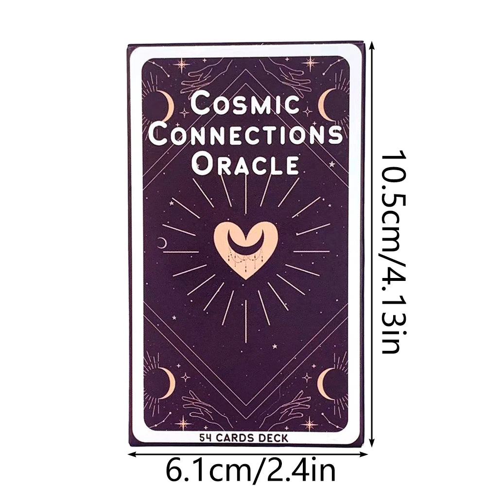 Cosmic Connections Oracle – 54-Card Deck for Fate Divination, Meditation & Party Games