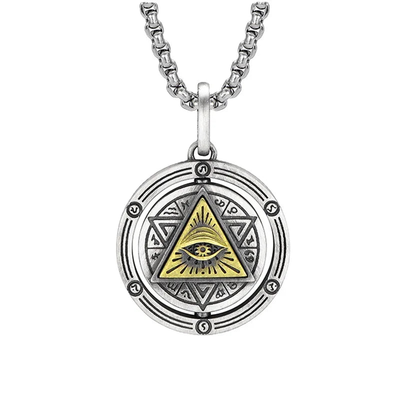 👁️ Eye of Horus Necklace – Evil Eye Pendant | Ancient Egypt Protection Jewelry | Spiritual Amulet Gift for Men & Women