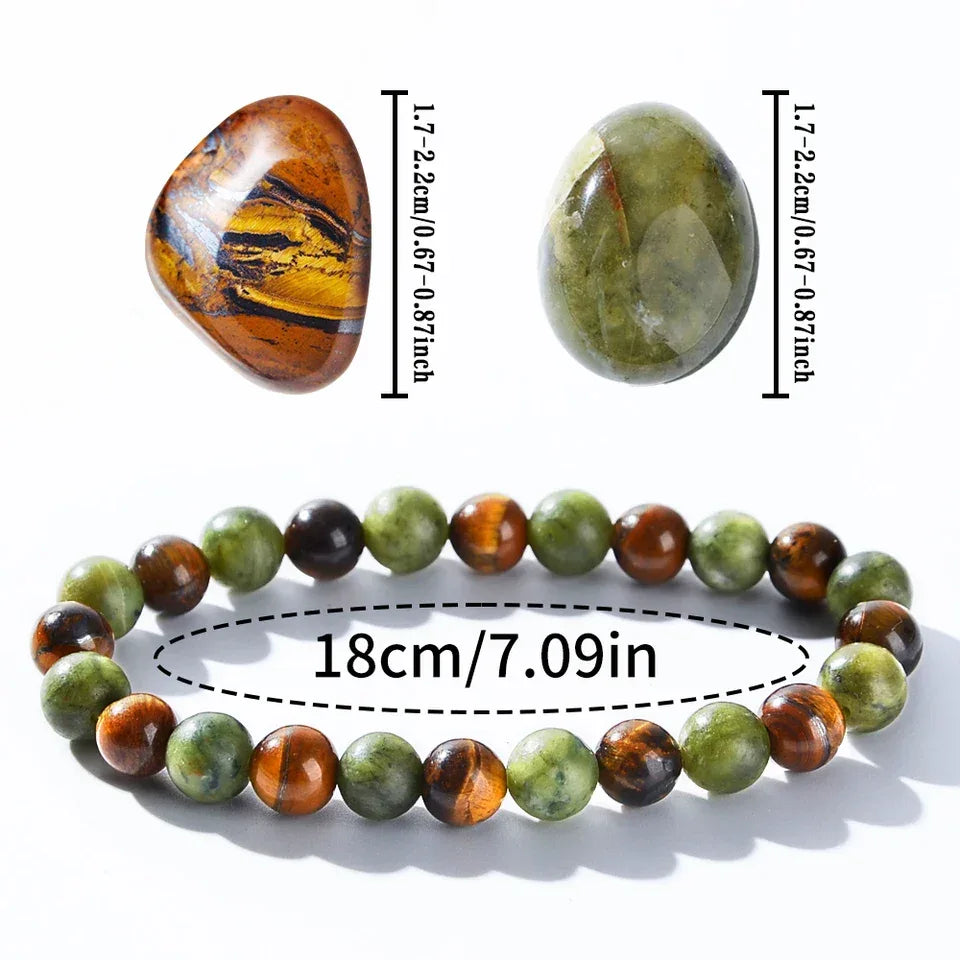 ✨ Prosperity and Abundance Healing Bracelet – Relaxing Energy Bracelet to Enhance Personal Success, Power, and Health