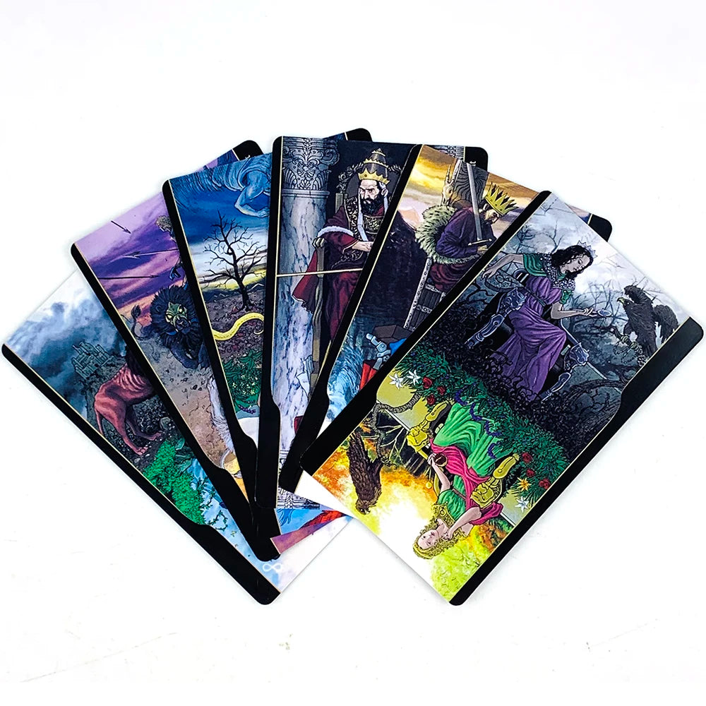 🃏 12 cm x 7 cm Large Size Tarot Cards Deck with Guidebook – English Version for Divination, Family Entertainment & Board Games
