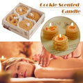 🍪 Christmas Cookie Scented Candle Gift Set – Realistic Biscuit-Shaped Soy & Paraffin Wax Candles | Cozy Gourmand Holiday Decor | 4pcs Set with Charming Xmas Vibes