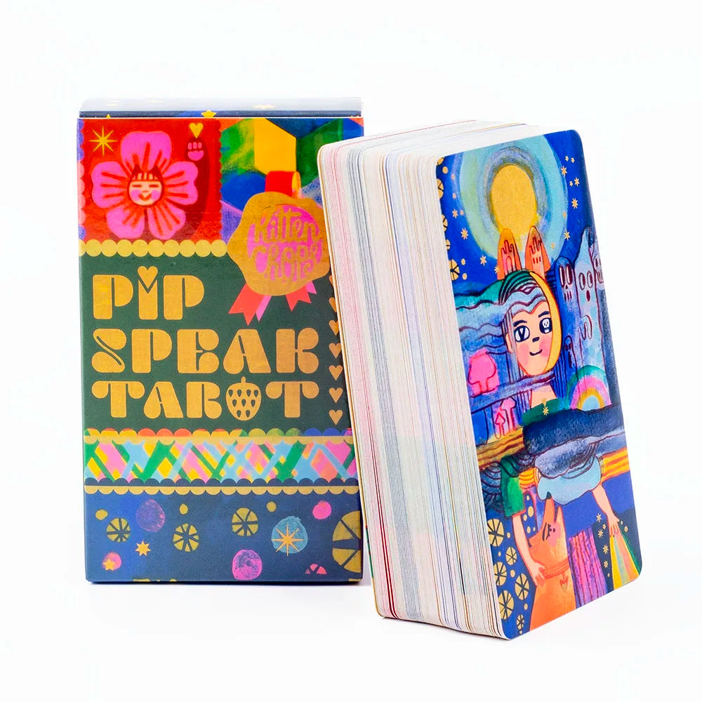 Pipspeak Marseille Tarot Deck - 83 Cards for Family Gatherings, 10.3 × 6 cm