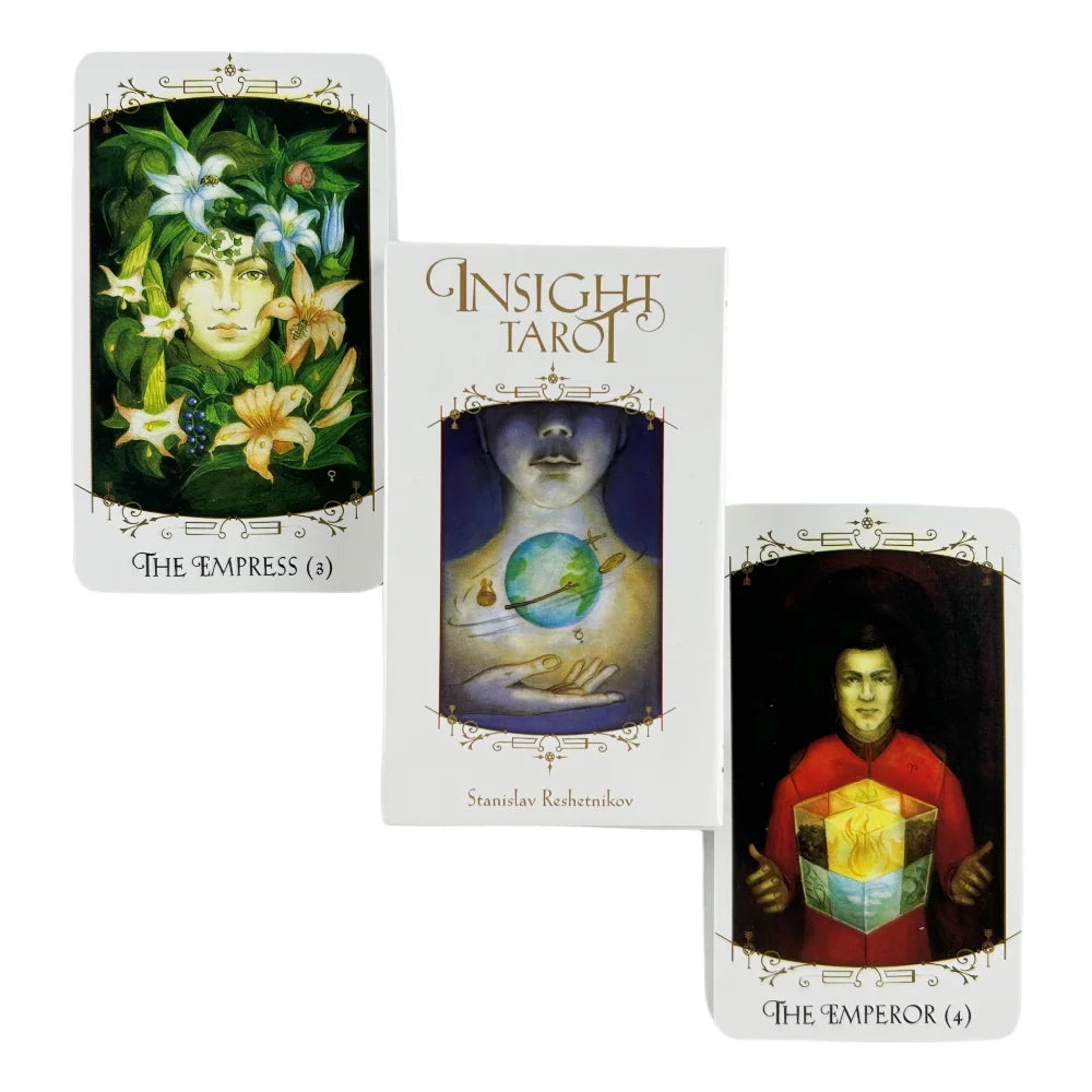 🌟 Insight Tarot Cards for Beginners – 78-Card Deck with Detailed Meanings Edition for Easy Learning and Guided Readings