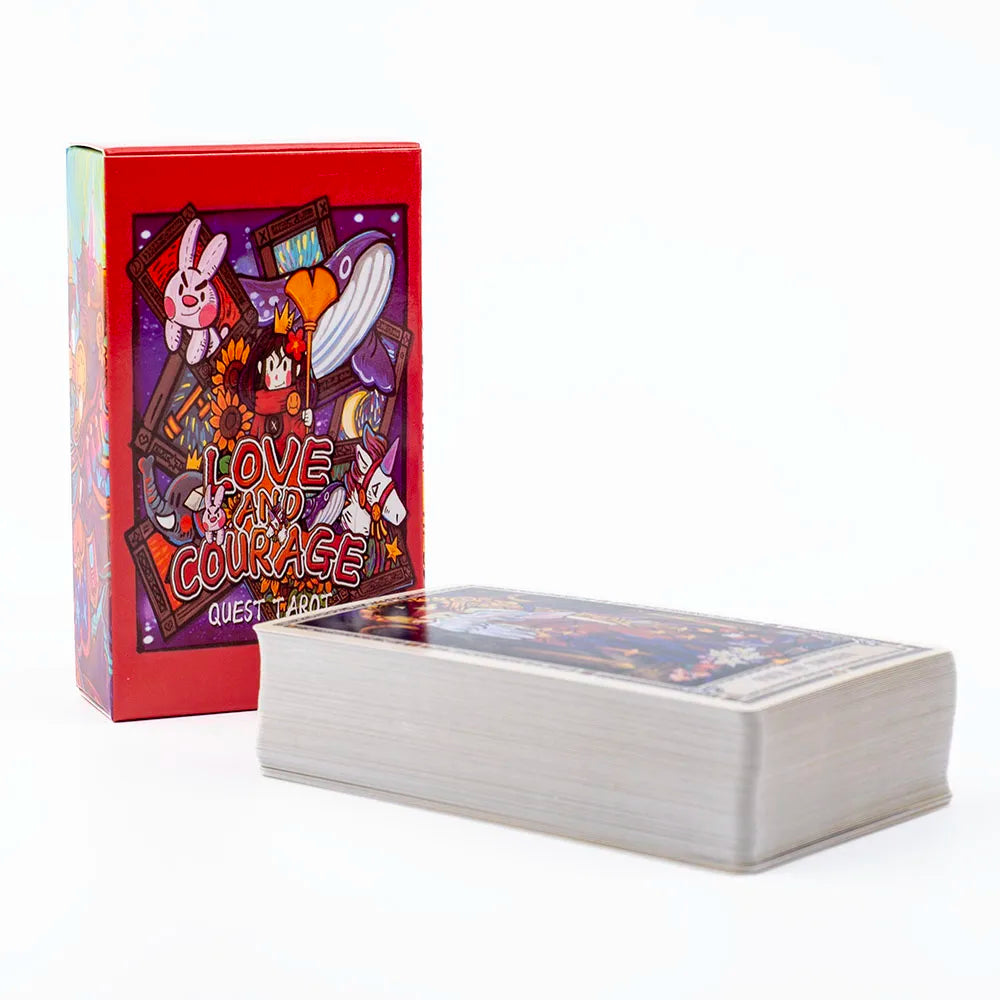🎴 Love And Courage Quest Tarot Pocket Edition – 78-Card Tarot Deck: The Little Princess' Fantasy Journey