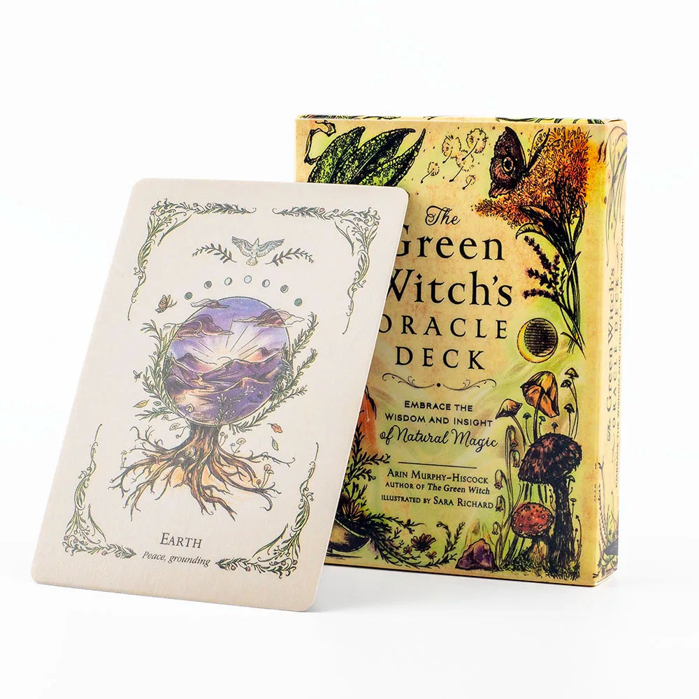 The Green Witch's Oracle Deck – 50 Cards for Divination, Spiritual Guidance & Family Party Games